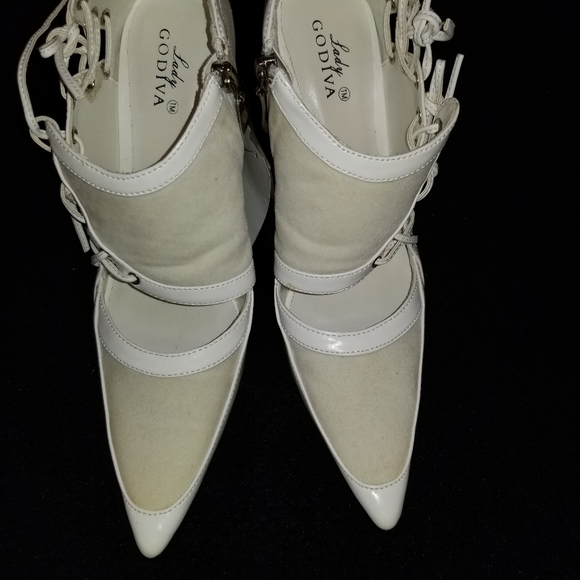 Lady Godiva Rhinestone High Heels Pointed Toe Stiletto Wedding Party Prom Shoes - Picture 12 of 14